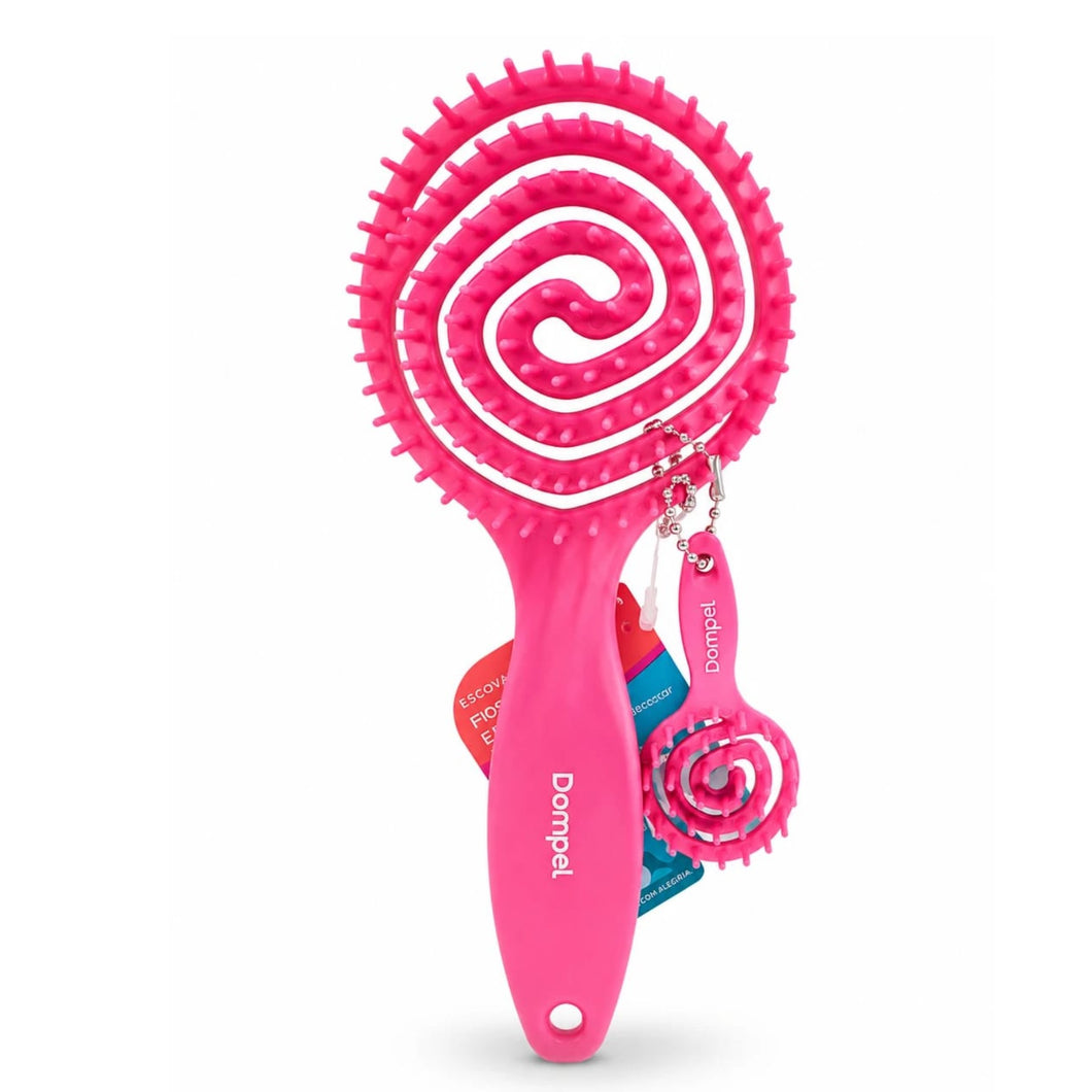 Lollipop Hair Brush Pink
