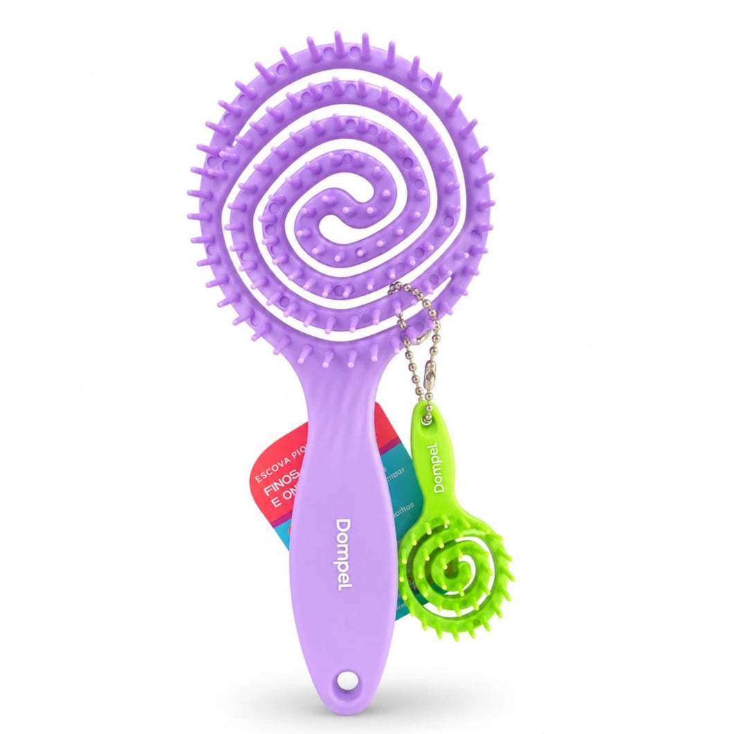 Lollipop Hair Brush Purple