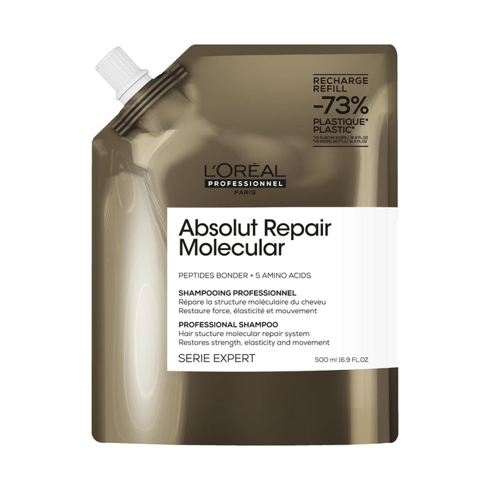 Loreal Absolut Repair Molecular Shampoo Refill 500ml