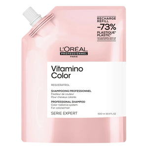 Loreal Serie Expert Vitamino Color Shampoo Refill Pouch 500ml