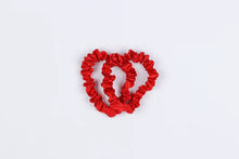 Load image into Gallery viewer, Mini Scrunchies Red Twin Pack