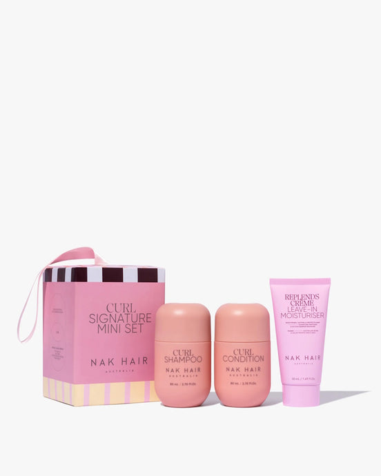 NAK Signature Holiday Curl Travel Trio