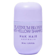 NAK Platinum Blonde Anti-Yellow Shampoo 80ml Travel Size