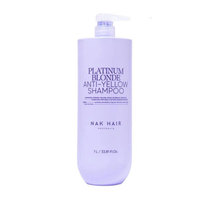 NAK Signature Platinum Blonde Shampoo Anti-Yellow 1 Litre