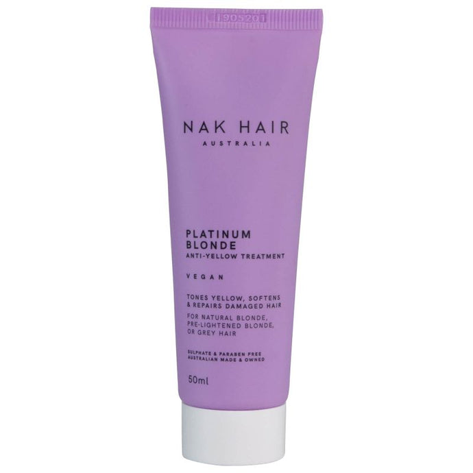 NAK Platinum Blonde Treatment Anti-Yellow 60 Second Repair 50ml