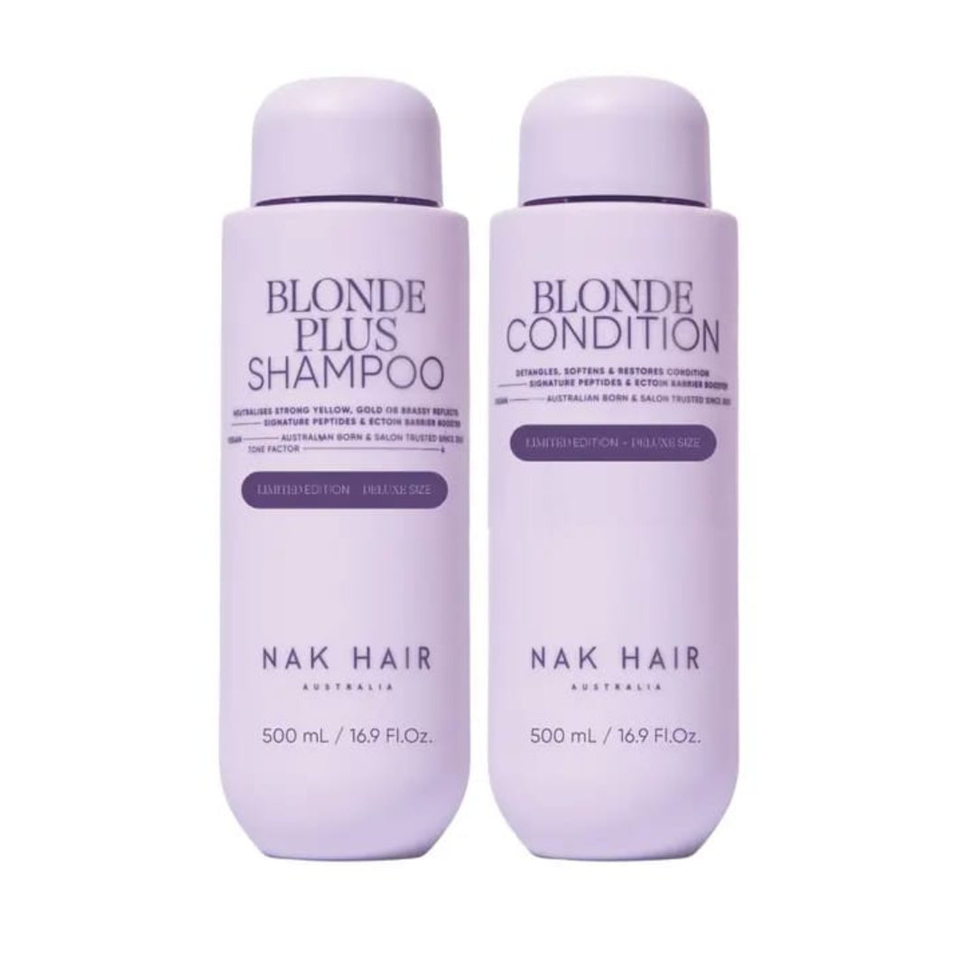 Nak Signature Blonde Plus Shampoo & Conditioner 500ml