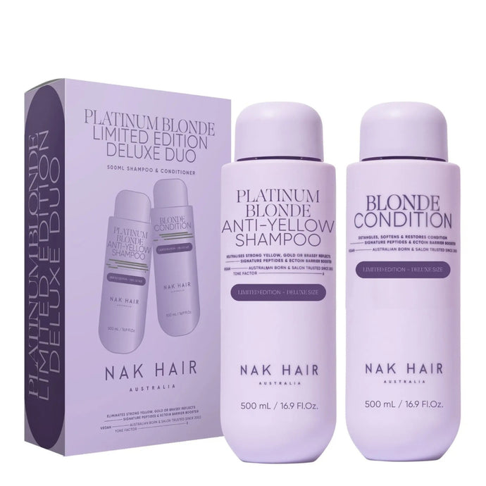 Nak Signature Platinum Blonde 500ml Duo
