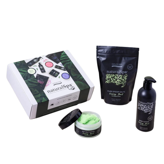 NaturalSpa Plant Extracts Energy Boost Body Care Pack