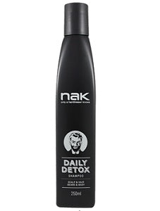 NAK Barber Daily Detox Shampoo for Scalp & Hair Beard & Body 375ml