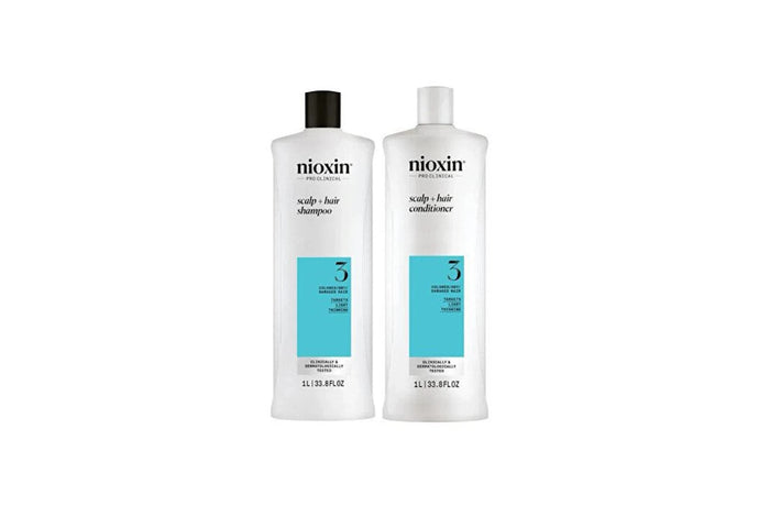 Nioxin Scalp + Hair Thickening System 3 Duo Pack 1 Litre