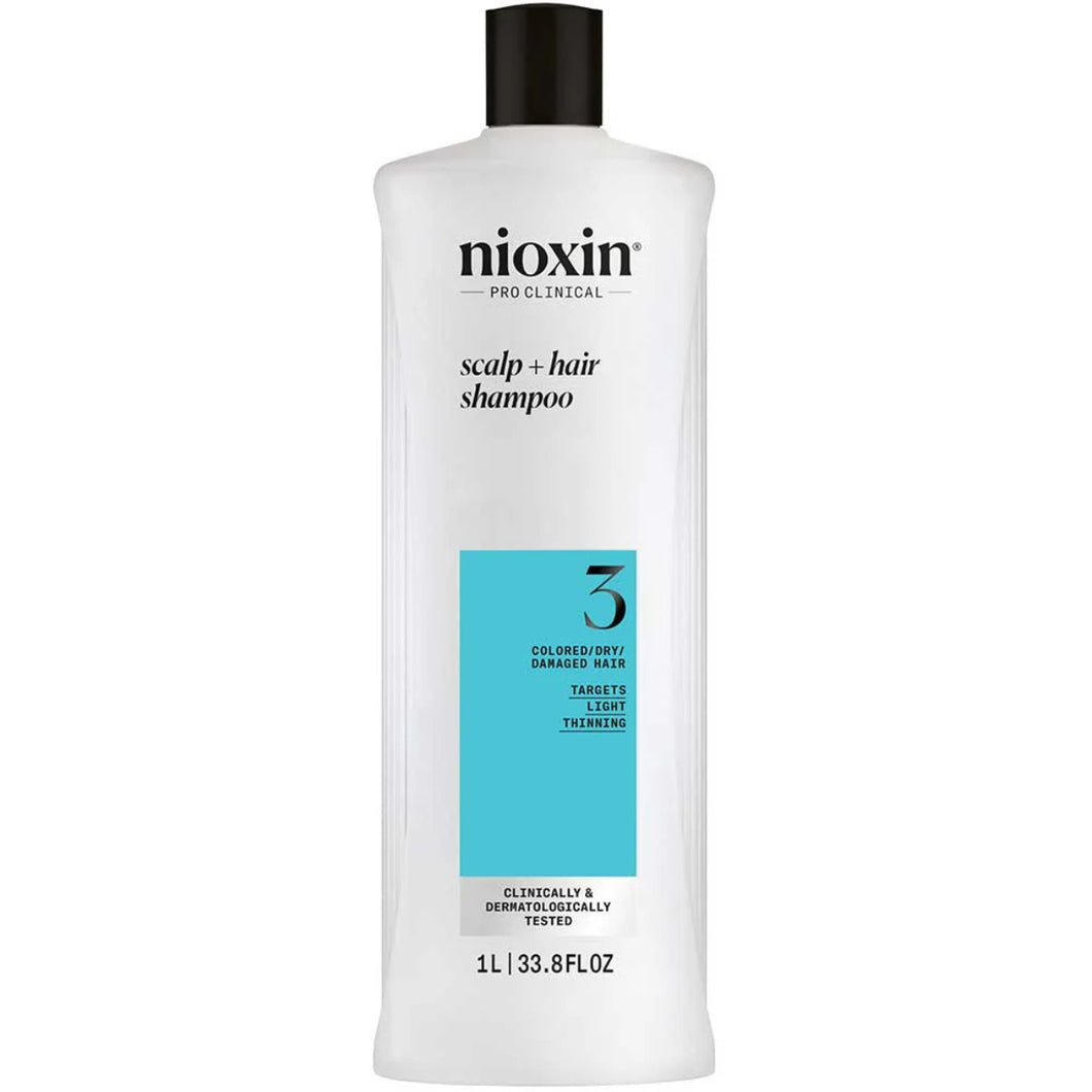 Nioxin Scalp + Hair Thickening System 3 Shampoo 1 Litre