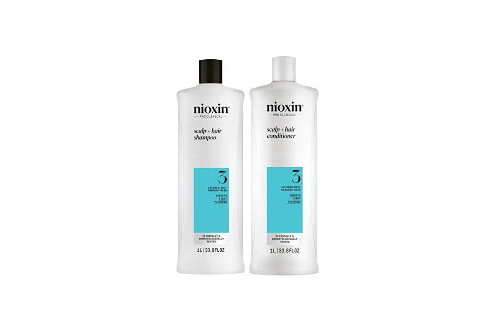 Nioxin Scalp + Hair Thickening System 3 Duo Pack 1 Litre