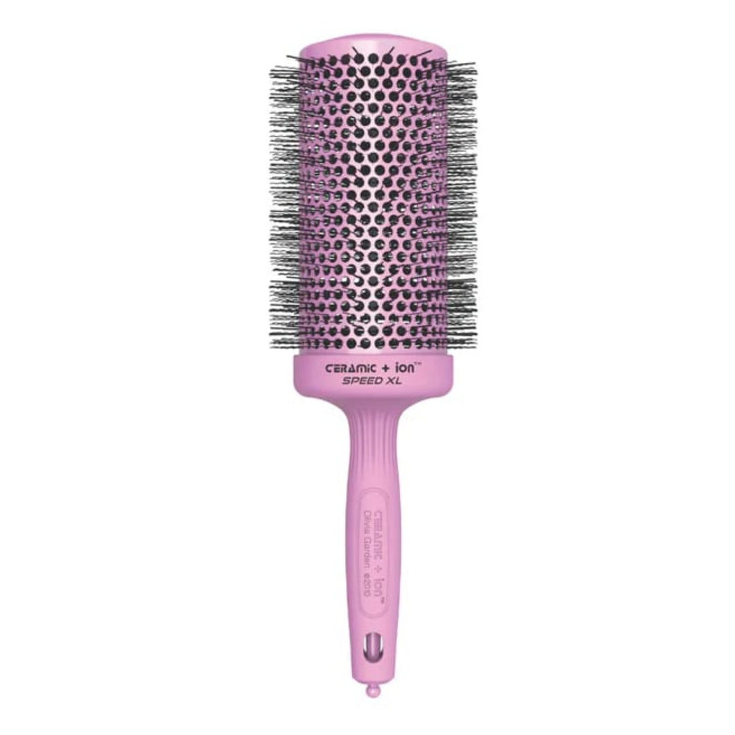 Olivia Garden Blossom Ceramic + Ion Speed XL Brush – Pink 65mm