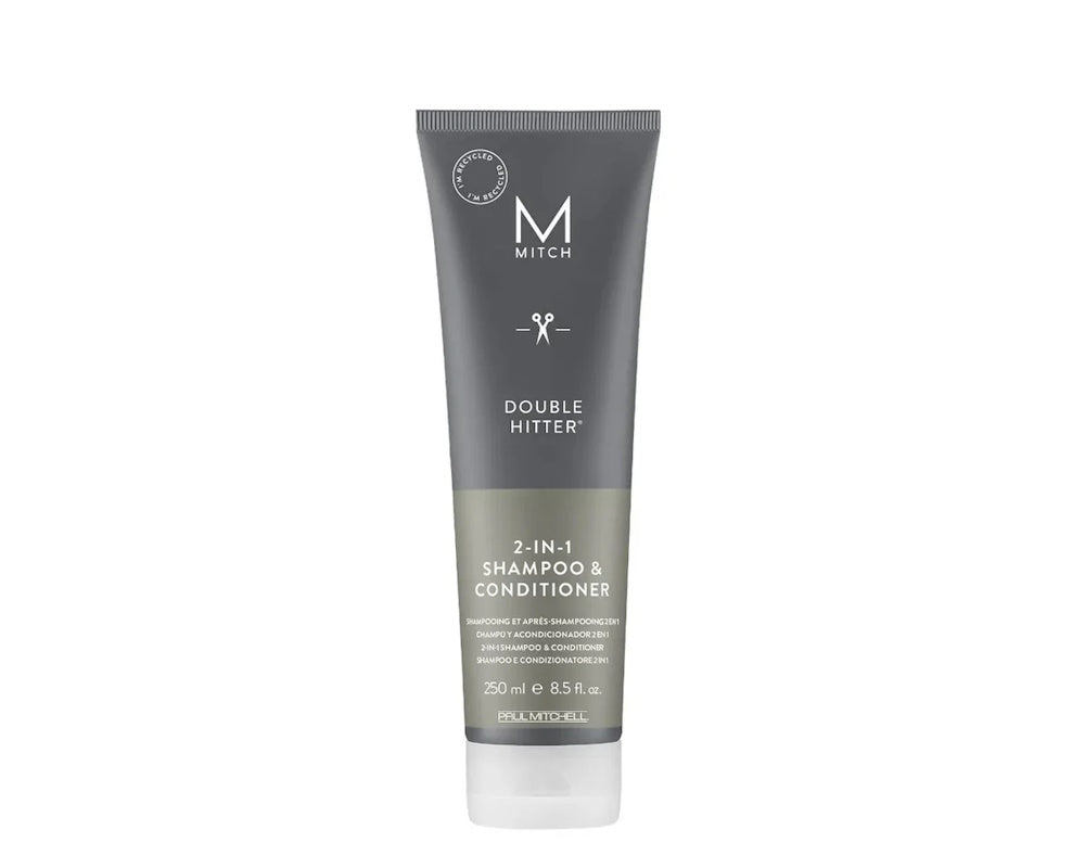 Paul Mitchell Mitch Double Hitter Sulfate Free 2-in-1 Shampoo & Conditioner 250ml