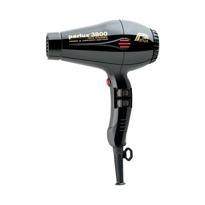 Parlux 3800 Eco Friendly Ionic & Ceramic Dryer Black