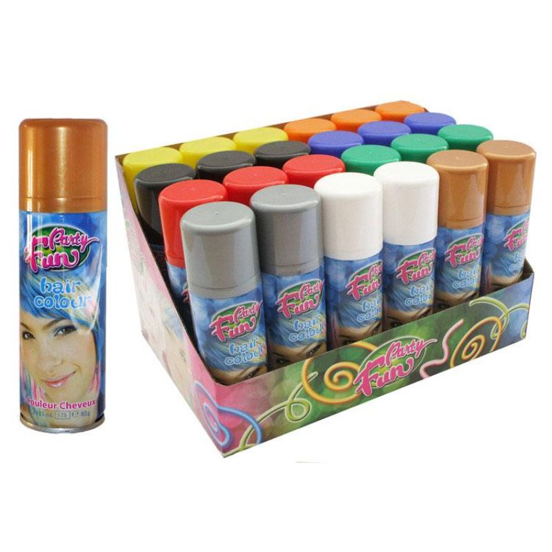 Party Fun Coloured Hairspray Blue 125ml