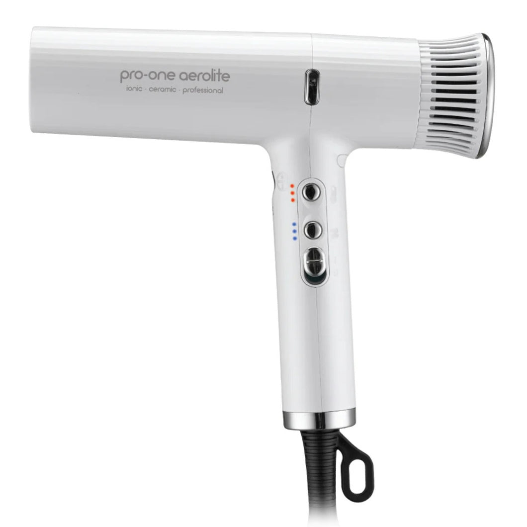 Pro-One Aerolite Ionic Ceramic Professional Dryer White