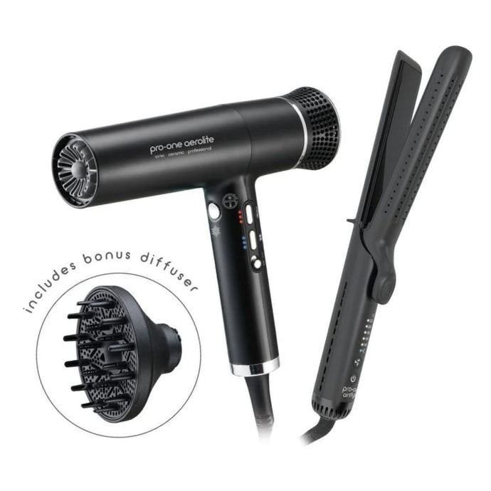 Pro-One Aero Lite Dryer Black - Bonus Pro-One Airstyler