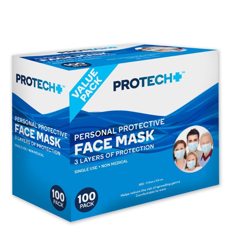 Protech Face Masks 100 Pack*