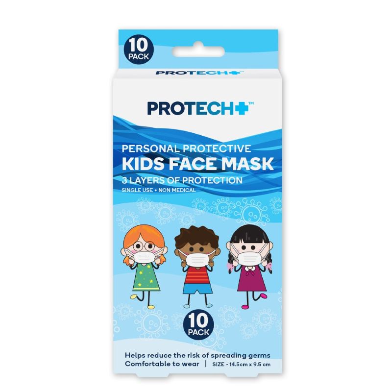 Protech Kids Face Masks 10 Pk*