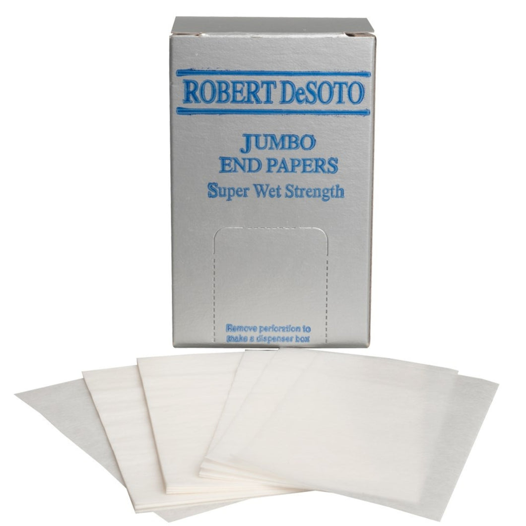 Robert Desoto Jumbo Hair End Papers 1000 Sheets