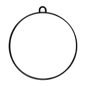 Round Mirror Large Black