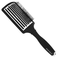 Load image into Gallery viewer, Silver Bullet Black Velvet Ceramic Paddle Brush