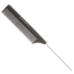 SB Carbon Metal Tail Comb