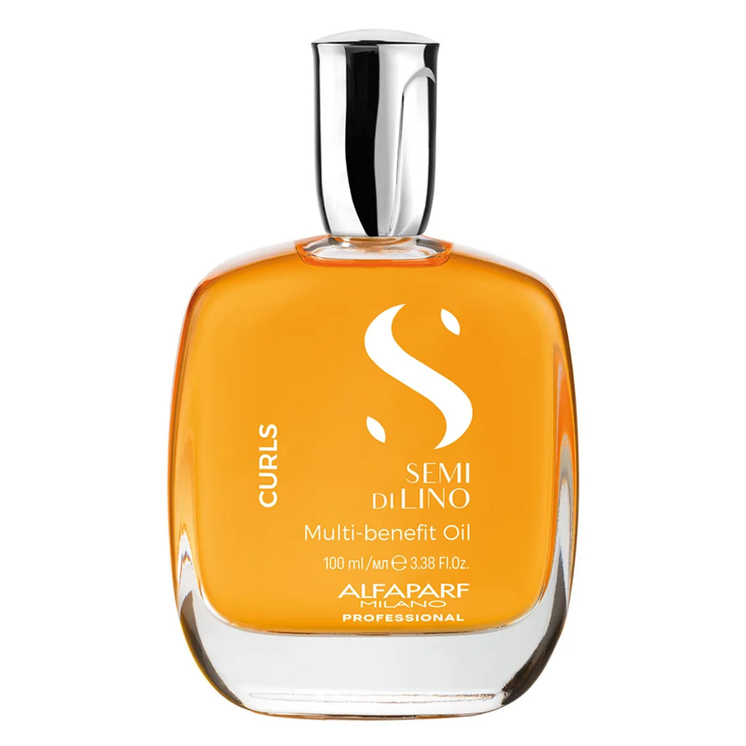 Alfaparf Semi Di Lino Curls All Curl Types Multi-benefit Oil 100ml