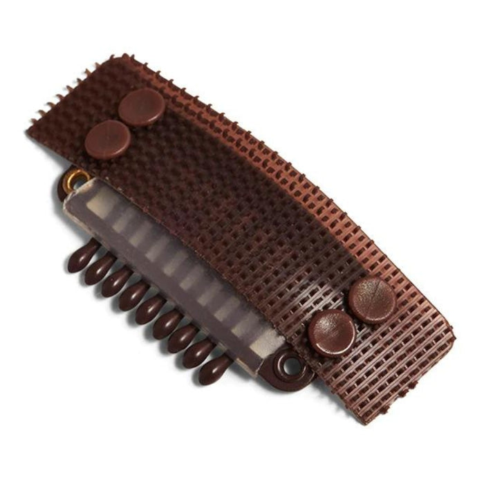 Showpony 3 in 1 Hair Extension Velcro Clip Brown