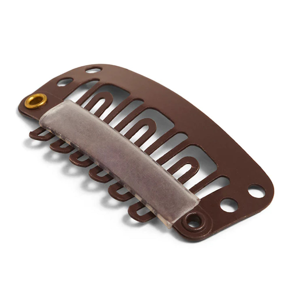 Showpony Hair Extension Clips Brown 4pk