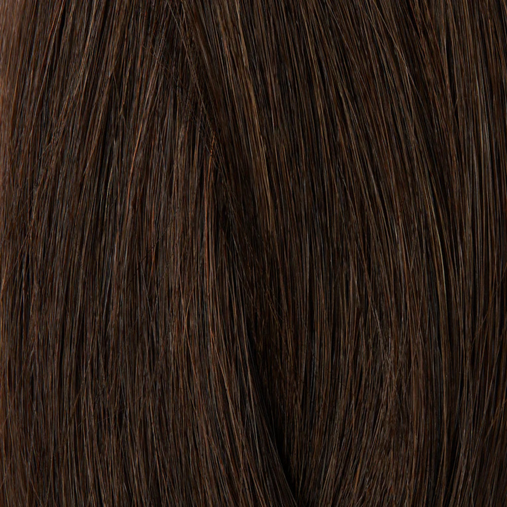 Showpony 14' Human Hair Skin Weft Tape 4N Midnight Brown