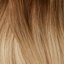Load image into Gallery viewer, Showpony 20' Superfine Weft No Clips 7B-11NA WARM SALTED CARAMEL OMBRE