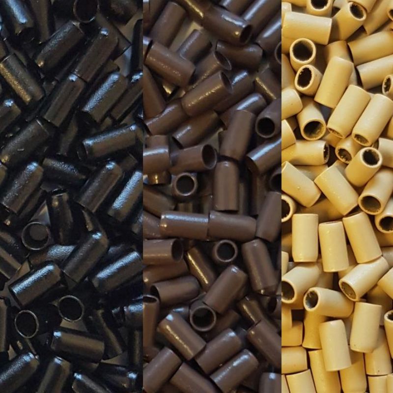 Showpony Mini Micro Beads Brown 1000 Per Bottle