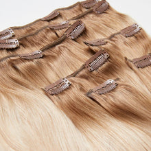 Load image into Gallery viewer, Showpony Human Hair 20" Clip In 7NG-10NG Light Bronde Highlight