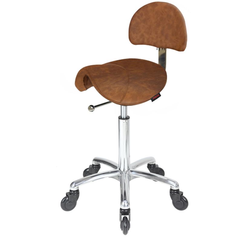 Saddle Tan with Back Chr CC