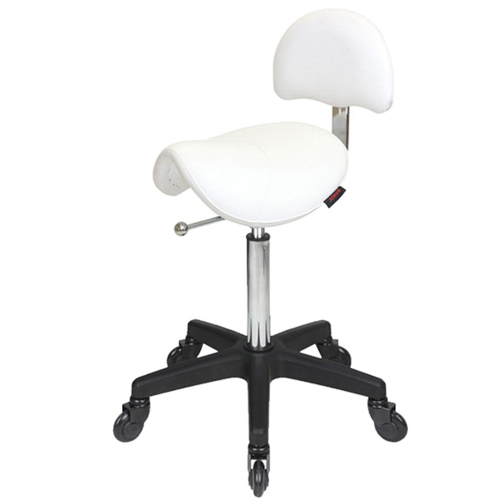 Saddle W Back White Black CC