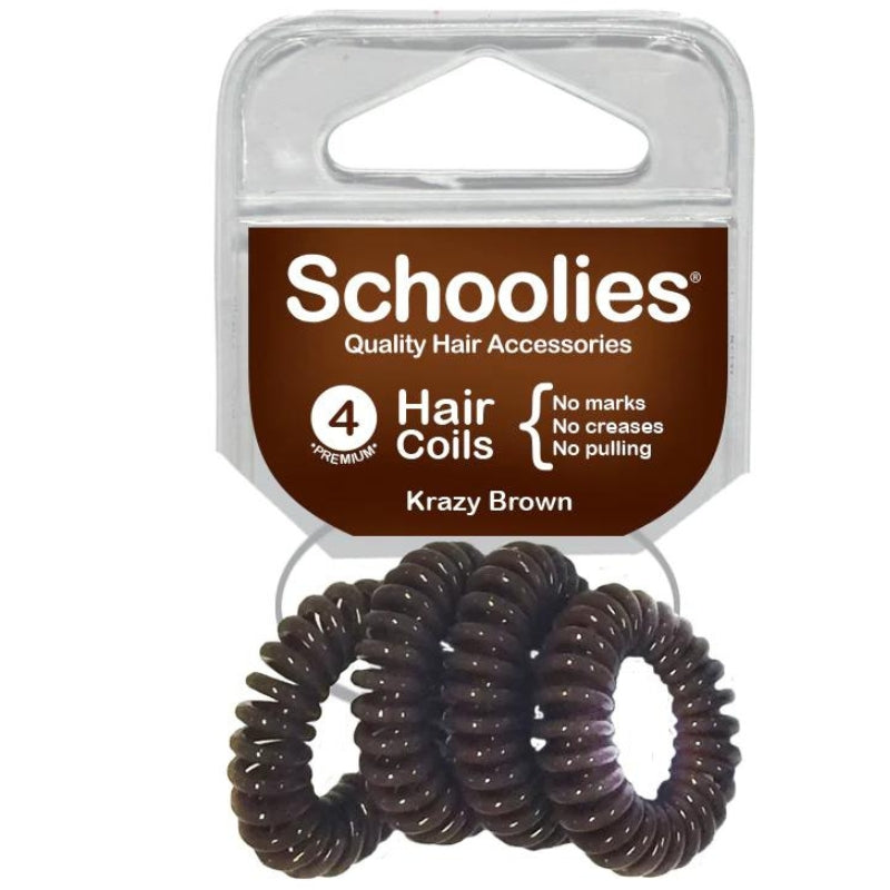 Schoolies Hair Coil 4 pieces - Krazy Brown