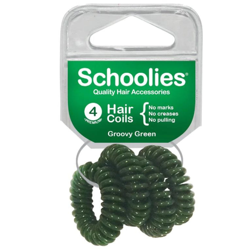 Schoolies Hair Coil Green