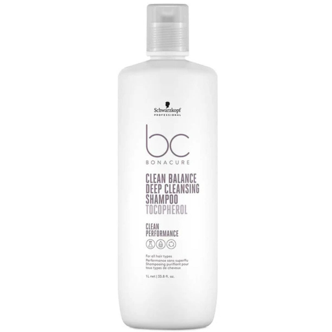 Schwarzkopf Bona Cure Clean Performance Clean Balance Deep Cleansing Shampoo  1 Litre