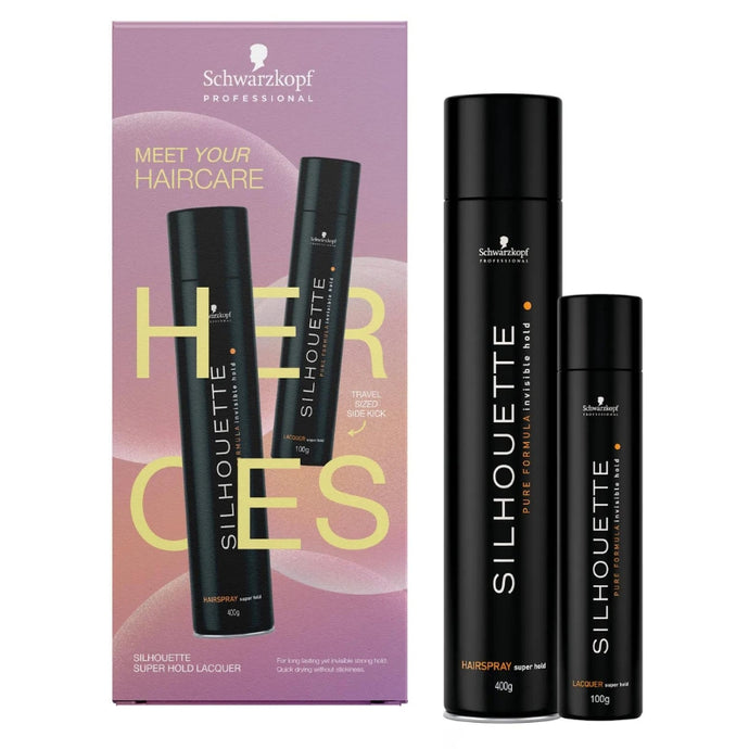 Schwarzkopf Silhouette Super Hold Lacquer Gift Set Duo