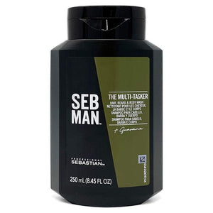 Seb Man The Multi-Tasker 3 In 1 Beard, Hair & Body Wash 250ml
