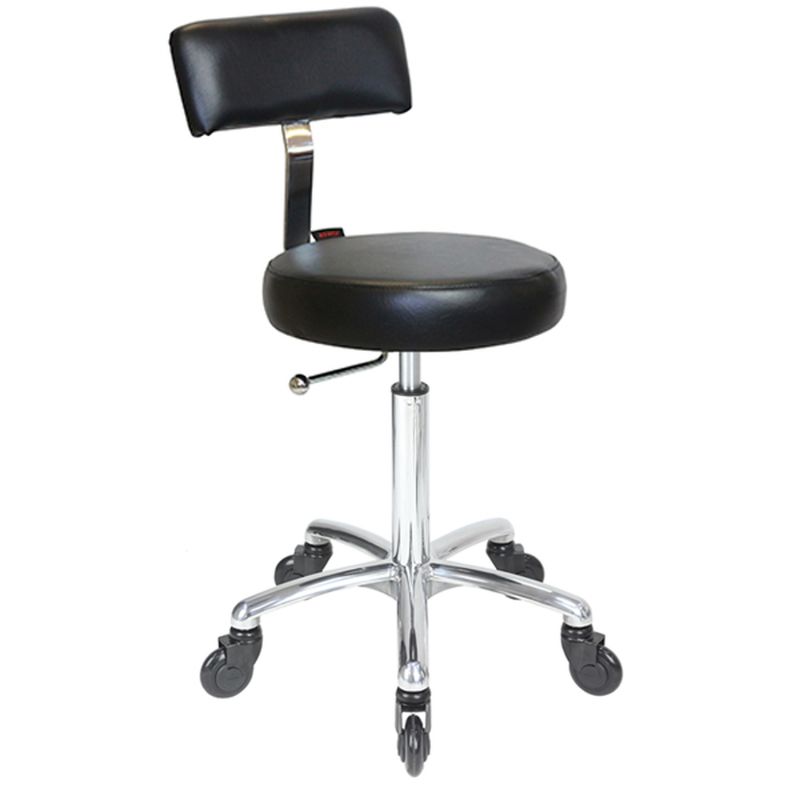 Sprint Stool Black Chrome CC