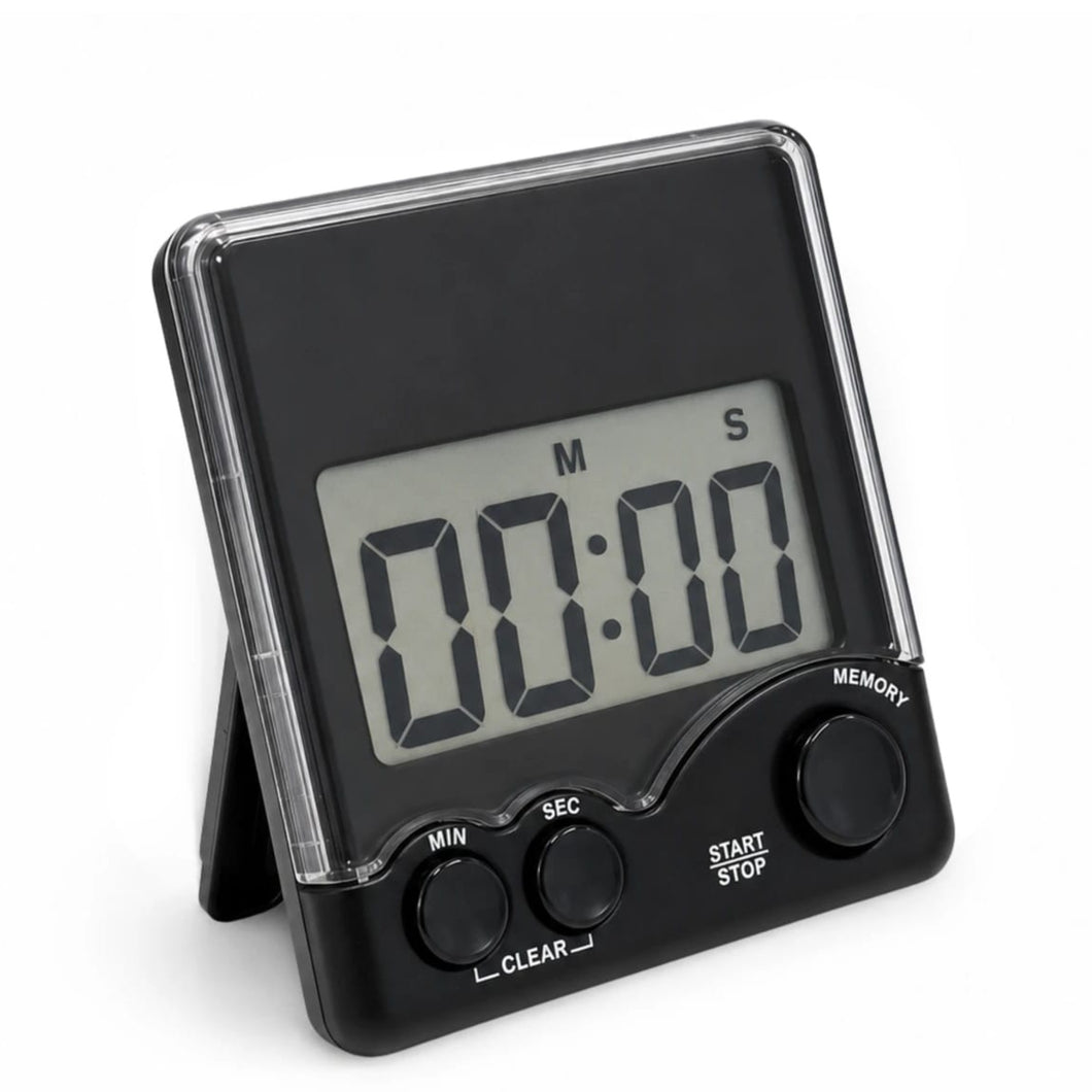 Square Black Digital Timer