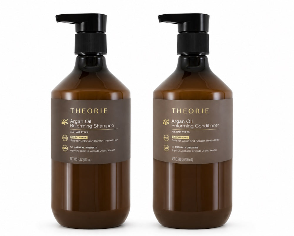 Theorie Argan Oil Ultimate Repair Shampoo & Conditioner 800ml Duo