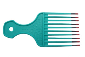 West Afro Comb Double Dip 2.5 inch Med