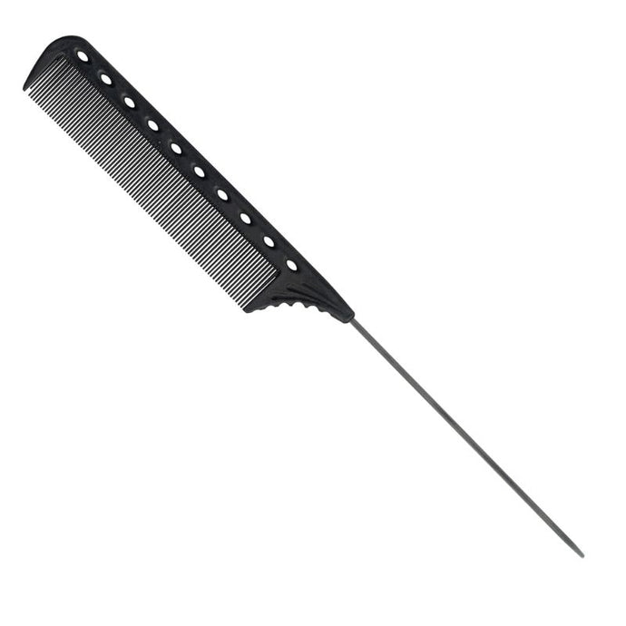 YS Park 112 Fine Tooth Tail Comb Black