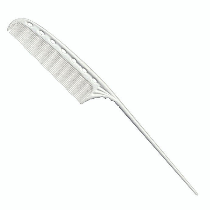 YS Park 113 Fine Tooth Mini Tail Comb - White