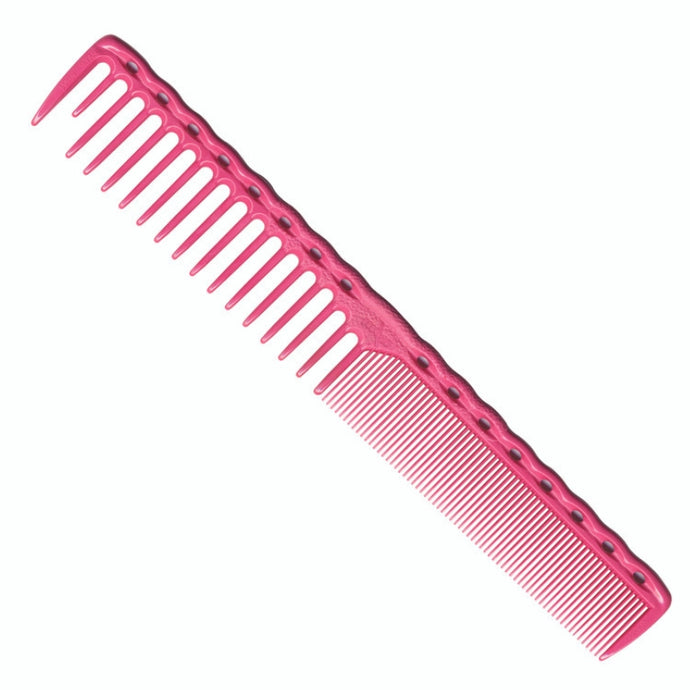 YS Park 332 Wide/Fine Tooth Cutting Comb Pink