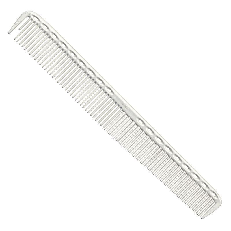 YS Park 335 Long Fine Tooth Cutting Comb White